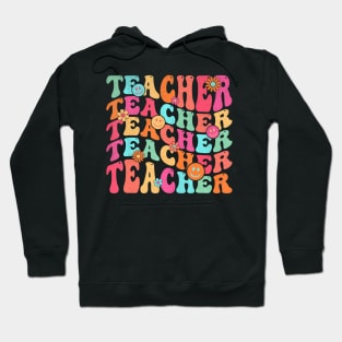 Teacher Retro 60S 70S 80S School Hoodie